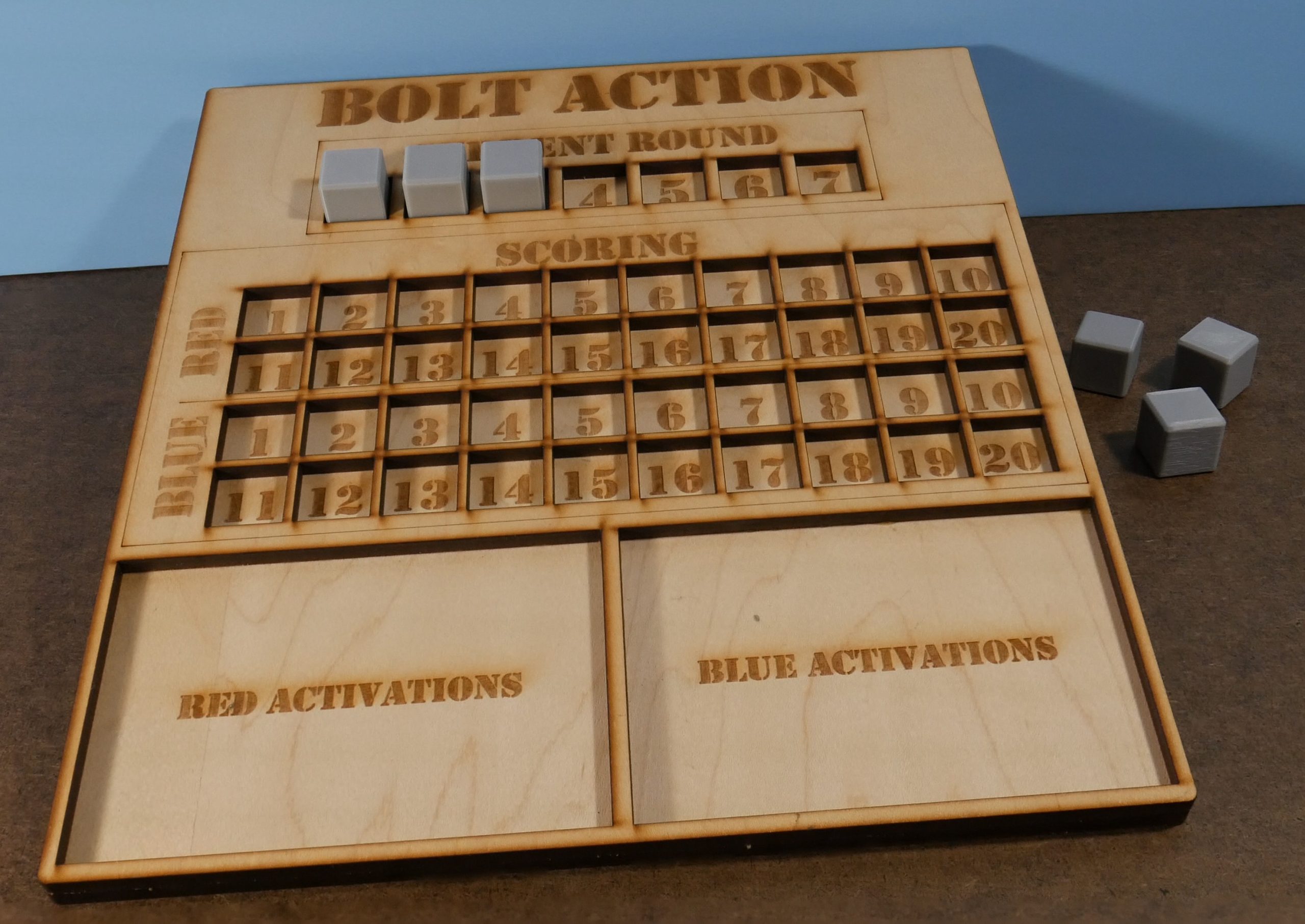 Bolt Action Scoreboard